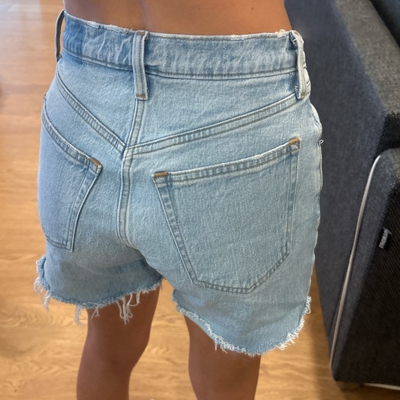 Abercrombie & Fitch Light Wash Jean Shorts - Picture 2 of 3